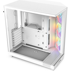 NZXT H6 Flow RGB | CC-H61FW-R1 | Kompaktiškas 