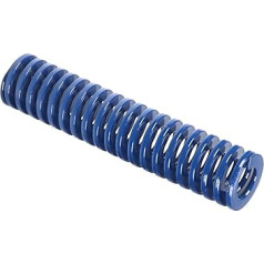 Metalinės spyruoklės, suspaudimo spyruoklės, 20 mm OD 10 mm ID 90 mm ilgio spiralinio štampavimo lengvos apkrovos suspaudimo formos spyruoklė, skirta 3D spausdintuvų priedams, mechaninei įrangai, mėlynas tonas, 1 vnt.