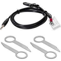 Adapteris-Universe® 5074 Atlaisvinimo svirties rinkinys ir AUX sąsajos adapterio kabelis RCD 200 210 300 310 500