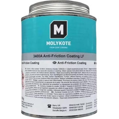 MOLYKOTE 3400A Duroplast antifrikcinė danga, korozijai atsparus tepalas metaliniams guoliams, didelio efektyvumo tepalas, užtikrinantis geresnį patvarumą ir apsaugą