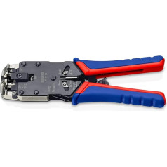 KNIPEX 97 51 12 Žnyplės vakarietiškiems kištukams užspausti su daugiakomponentėmis rankenomis 200 mm