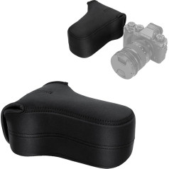 JJC OC-F3BK Juodas neopreninis fotoaparato dėklas Fujifilm/Olympus ir kt. Beveidrodžiams fotoaparatams (taip pat fotoaparatams su objektyvo dydžiu iki 127 x 85 x 173 mm)