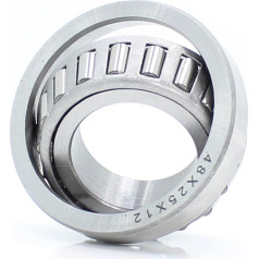 Comcapy 1pc 25 x 48 x 12 mm vairo galvutės guolis 254812 kūginis motorolerio motociklo guolis