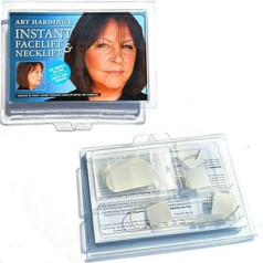 INSTANT FACE LIFT,FACE LIFT NECKLIFT & EYE LIFT TAPES KIT ANTI AGEING.YOUNGER IN 90 SECONDS-Art Harding-Švenčiame 20 metų! (TAMSŪS PLAUKAI)
