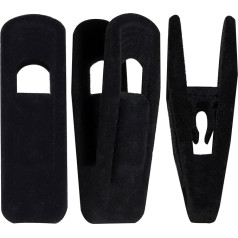 48 drabužių pakabų pakuotė Velvet Clips, Velvet Hanger Clips, Drabužių smeigtukai Stiprus pirštų sukibimas, Plastikiniai pakabos spaustukai, Velvet Clips, Plastikiniai spaustukai
