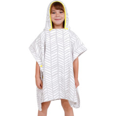 KAKU NANU Kapuzenhandtücher für Kinder, Bademantel, Wickelmantel, Baby-Badetuch, Poncho, 2, 3, 4, 5, 6 Jahre, 60 x 60 cm