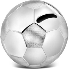 Zilverstad Pinigų dėžutė Futbolas, pasidabruota, sidabras