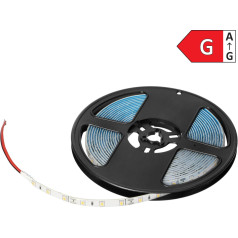 LED juosta 12V, 2835, 60L/m, 430lm/m, 4,8W/m, IP63, 4000K, 5m