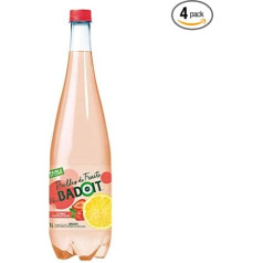 Badoit Badoit vaisių burbuliukai, citrina, braškė, 1 litras - Keturios prekės