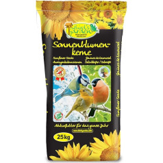 Saulėgrąžos juodosios 25 kg, pašarai, žiemos svoris,