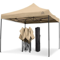 All Seasons Gazebos 3 m x 3 m Sunkiasvorė visiškai vandeniui atspari iššokanti pavėsinė, 3 x 3 m