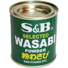 S&B Wasabi milteliai - japoniški wasabi milteliai - natūralūs ir be priedų - OG ASIA - 30 g