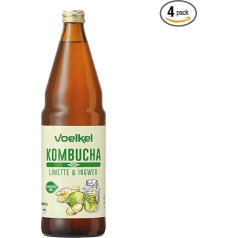 Voelkel Kombucha, laimas ir imbieras, 750ml (4)