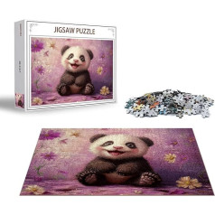 Dėlionės gyvūnų dėlionė 6000 dalių Panda medinė dėlionė suaugusiems, aukščiausios kokybės klasikinis medinis edukacinis žaidimas, 