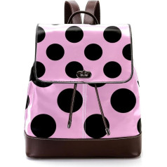 Personalizuoti mokykliniai krepšiai, knygų krepšiai paaugliams, Polka Dots, individualios formos, taškai, dideli, įvairiaspalviai, 27 x 12,3 x 32 cm, kuprinės kuprinės, įvairiaspalviai