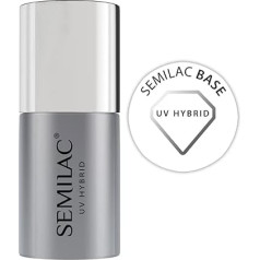 Semilac bazė nagų lakui | 11ml | Stärkendes UV LED Base Coat Soak Off Gel für Nagelschutz | Perfekt für Zuhause und professionelle Maniküre und Pediküre