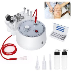 Deimantinis mikrodermabrazijos dermabrazijos aparatas, mikrodermabrazijos prietaisas, 3 in 1 profesionali odos atjauninimo, spuogų ir raukšlių gydymo saloninė įranga veidui su vakuumu ir purškikliu