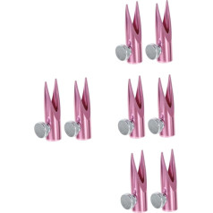 4 Sätze Bleistiftspitzer Anspitzer Für Kosmetikstifte Werkzeug Zum Schärfen Der Augenbrauen Kosmetischer Augenbrauenschärfer Aluminiumlegierung Rosa 2 Stück * 4