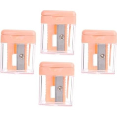 4 Stück Bleistiftspitzer Bürstenreiniger Werkzeug Make-up- Lippenstiftspitzer Make-up-Zubehör Make-up-Tool Anspitzer für kosmetische Stifte Anspitzer für Make-up-Stifte Abs