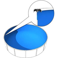 Baseino įdėklas 350 x 120 cm, 0,6 mm storio, su vamzdeliu, vidinė baseino plėvelė