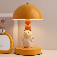 Jadssox LED stalinė lempa, animacinių filmų gyvūnų naktinė lempa, vaikų darželio naktiniai šviestuvai, USB grybo lempa, oranžinė apdaila, staliniai naktiniai šviestuvai, namų apdaila, stulpiniai staliniai šviestuvai