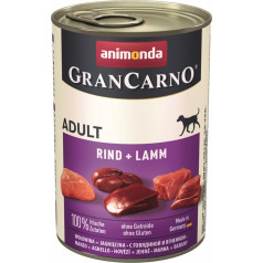 grancarno adult jautiena ir ėriena - šlapias šunų ėdalas - 400g