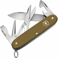 VICTORINOX Pioneer X Alox Limited Edition 2024 kišeninis peilis 9 funkcijų šveicariškas daugiafunkcinis peilis su žirklėmis su dovanų dėžute Terra Brown