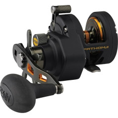 PENN Fathom II Star Drag įprastinė žvejybos ritė Black Gold 25N