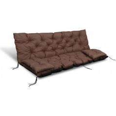 Sodo komplektas 150x60x50 cm + 2 pagalvėlės 42X42 CM BRONZAS