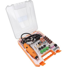 YWBL-WH Mini laidinių įrankių rinkinys Leichtes Tragbares 200 -W -Elektrowerkzeug Zum Herstellen von Schleifenpolierbohrungen mit 93 propcs Zubehör für DIY Enthusiasten