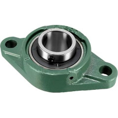 išteklių žemėlapis UCFL207 35 mm skersmens ketaus/chromuoto plieno flanšo pagalvėlės varžto dangtelis (pakuotė po 1 vnt.)