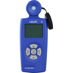 BINGNU UV-Messgerät, UV-Messrät Digitales -Lichtsundheitsmessrät LS127C 254 nm Hochpräzises professionelles Messrät mit benutzerfreundlichem Design zur Messung von ultraviolettem Licht