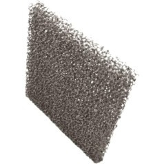 GNYVZXPLQ Verschleißfeste Keramik-Silikonkarbid-Kissen, Geräuscharmes Silberschaumgewebe, 100 x 100 mm poröses Nickelschaumblech, 40-100 µm NI-Metallmaterialblech, 1 Stück(0.3mm*100)