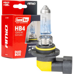 Halogeninės lemputės hb4 12v 51w lumitec next generation +135% duo -04407