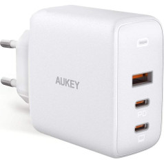 Pa-b6s white omnia mix gan maitinimo tinklo įkroviklis 3xusb (2xusb c+1xusb a) 90w
