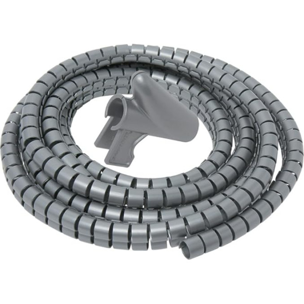 Debflex 760370 Kabelio apvalkalas ir gidas Skersmuo 15 mm Ilgis 3 m Sidabrinis