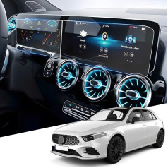 WEIPIN Navigation Apsauginis grūdinto stiklo ekrano stiklas, skirtas Mer-cedes Ben-z A klasės W177 V177 / B klasės W247 / EQC 2019-2024 Apsauginis grūdinto stiklo ekrano stiklas, skirtas B klasės W247 priedams, tinkamas 9H