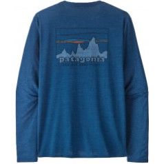 Patagonia krekls L/S Capilene Cool Daily Graphic Shirt M L Clement Blue