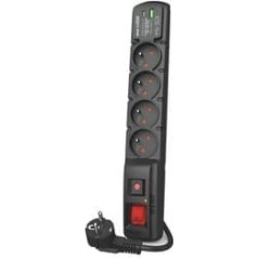 Maitinimo juosta f4 usb a+c 5m 4x 230v pd3.0 qc juoda