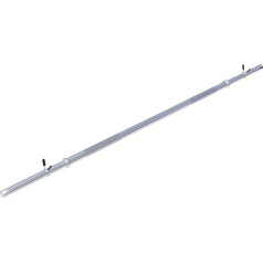 GORILLA SPORTS® štangos strypas - 30 mm skersmens, 120 cm / 150 cm / 170 cm ilgio, su 2 spyruoklinėmis sagtimis, maksimali apkrova 200 kg, chromuotas - Štangos, štangos, štangos strypas