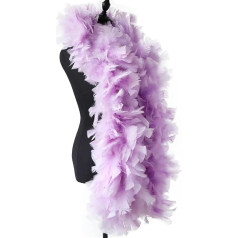 2 metrai, 200 g, ruda kalakuto plunksnų boa, didelė, pūkuota plunksnų skarelė, skirta amatams, cosplay kostiumams, drabužiams, plunksnų boa, frather (spalva: 02, dydis: 2 metrai) - 2 metrai - 15