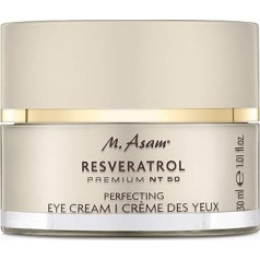 M. Asam Resveratrol Premium NT50 Perfecting Eye Cream (30 ml) - akių kremas nuo senėjimo su resveratroliu ir hialuronu, išlygina akių raukšles, stangrina akių odą