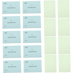 10 dėžučių Oil Blotting Paper makiažo aliejaus kontrolės siurblys kavos sirupui Oil Control Film Absorbent Face Paper Praktinis aliejus sugeriantis audinys Blotting Paper riebiai odai žalia
