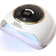 248 W UV LED nagų lempa, gelinių nagų lempa, UV nagų džiovintuvas su 63 karoliukais, automatiniu jutikliu ir 4 laikmačio nustatymais, puikiai tinka namams ir salonams (C2)