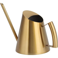 Metalinė laistytuvė, auksinė maža laistytuvė, kambariniams augalams, su ilgu snapeliu augalams, kambariniams augalams (900 ml)