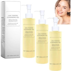 Pore Control Reinigungsöl, Tiefenreinigungsöl zum Entfernen von Make-up, feuchtigkeitsspendender und pflegender Make-up-Entferner, sanfter und effektiver Poren- und Mitesser-Entferner (3vnt)