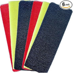 Šveičiamosios šluostės, 6 pakuotės japoniškos šveičiamosios šluostės, šveičiamoji kempinėlė Loofah Exfoliating Body Scrub Body Scrubber for Scrubbing and Washing