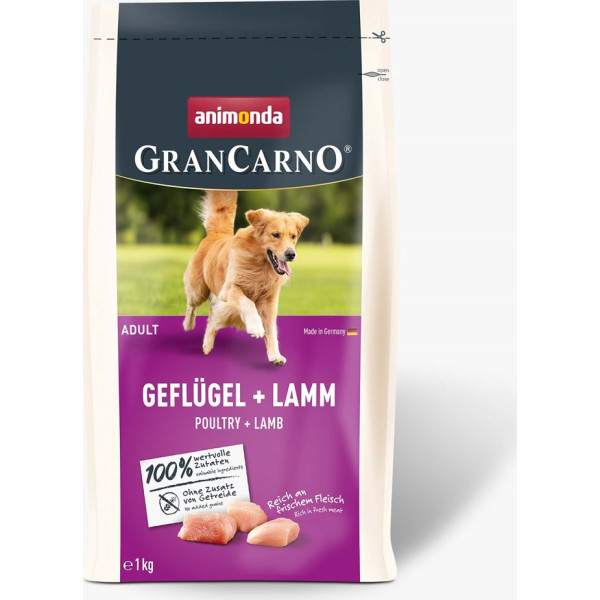 Animonda gran carno suaugusiųjų paukštiena + ėriena 1kg