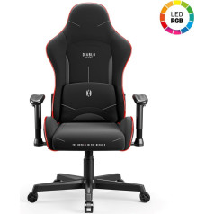 Diablo x-st4rter žaidimų kėdė juoda LED