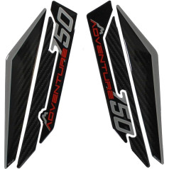 Degalų padėkliukas Dekoras, suderinamas su Honda 750 Transalp Black Grey X550902VA